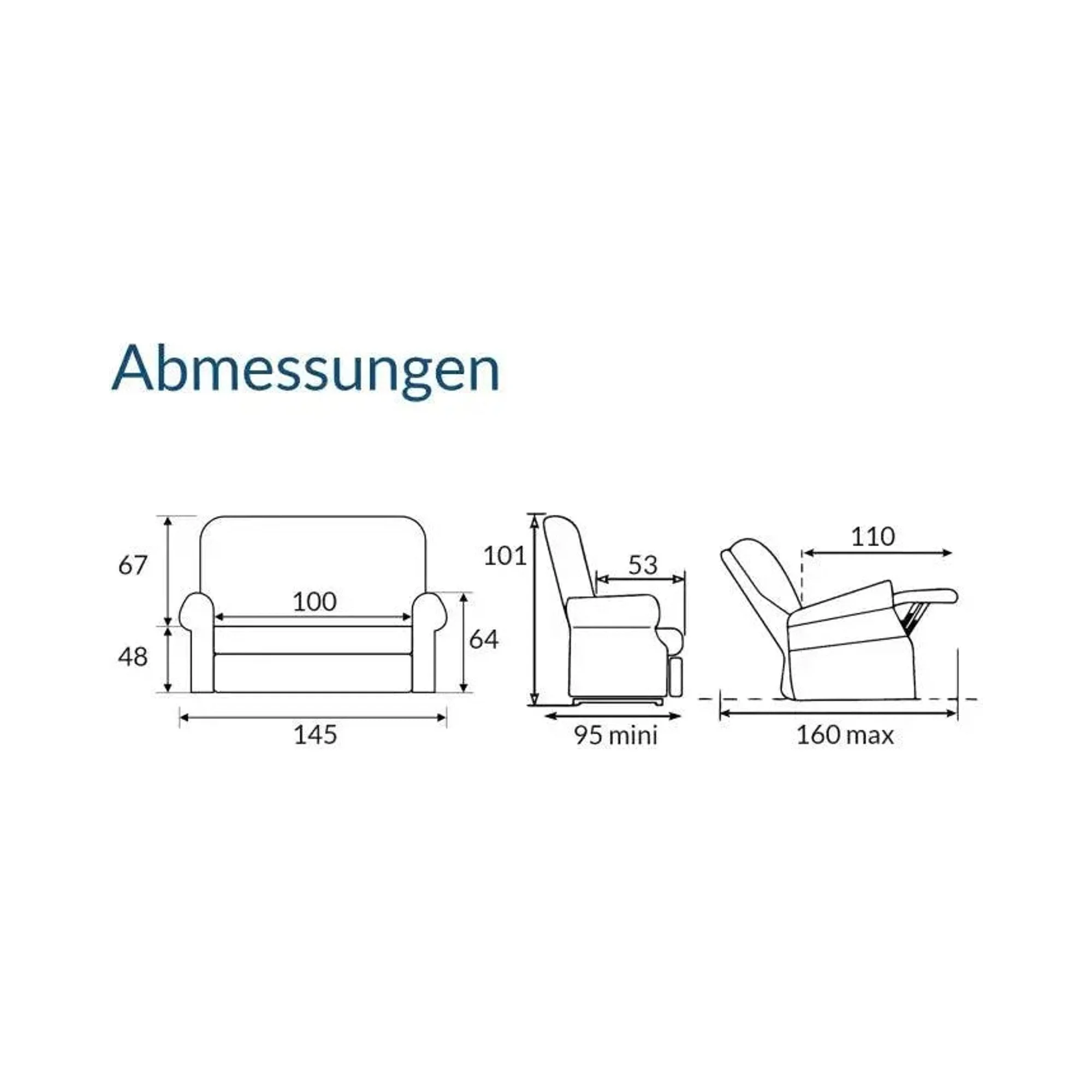 RehaComfort Sofa Paros – view 9