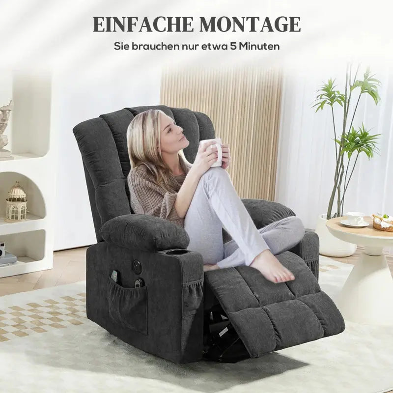 Seniorensessel mit Massagefunktion und Wärme – view 8