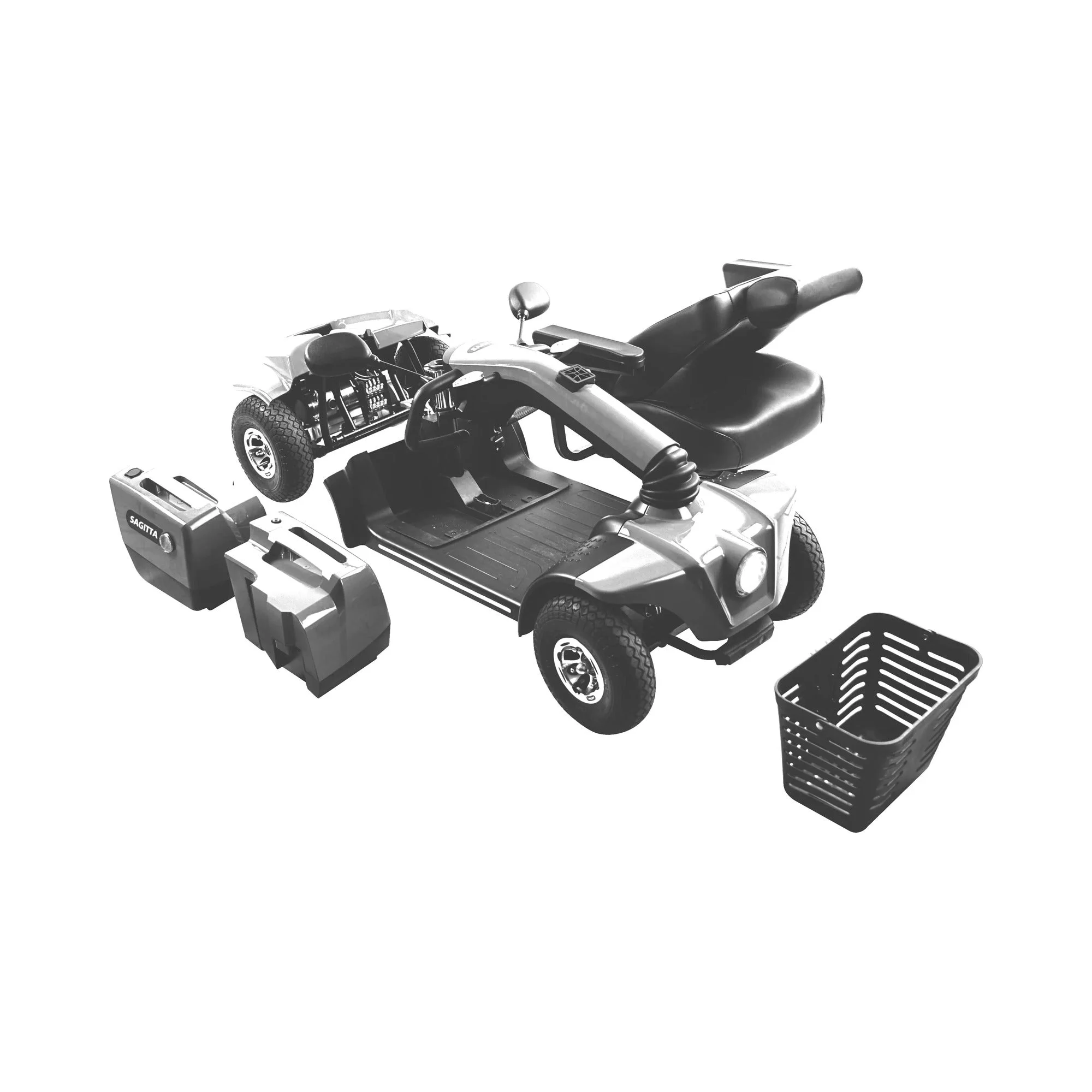 Aktiv Deutschland Elektromobil Capri in Silber – view 6