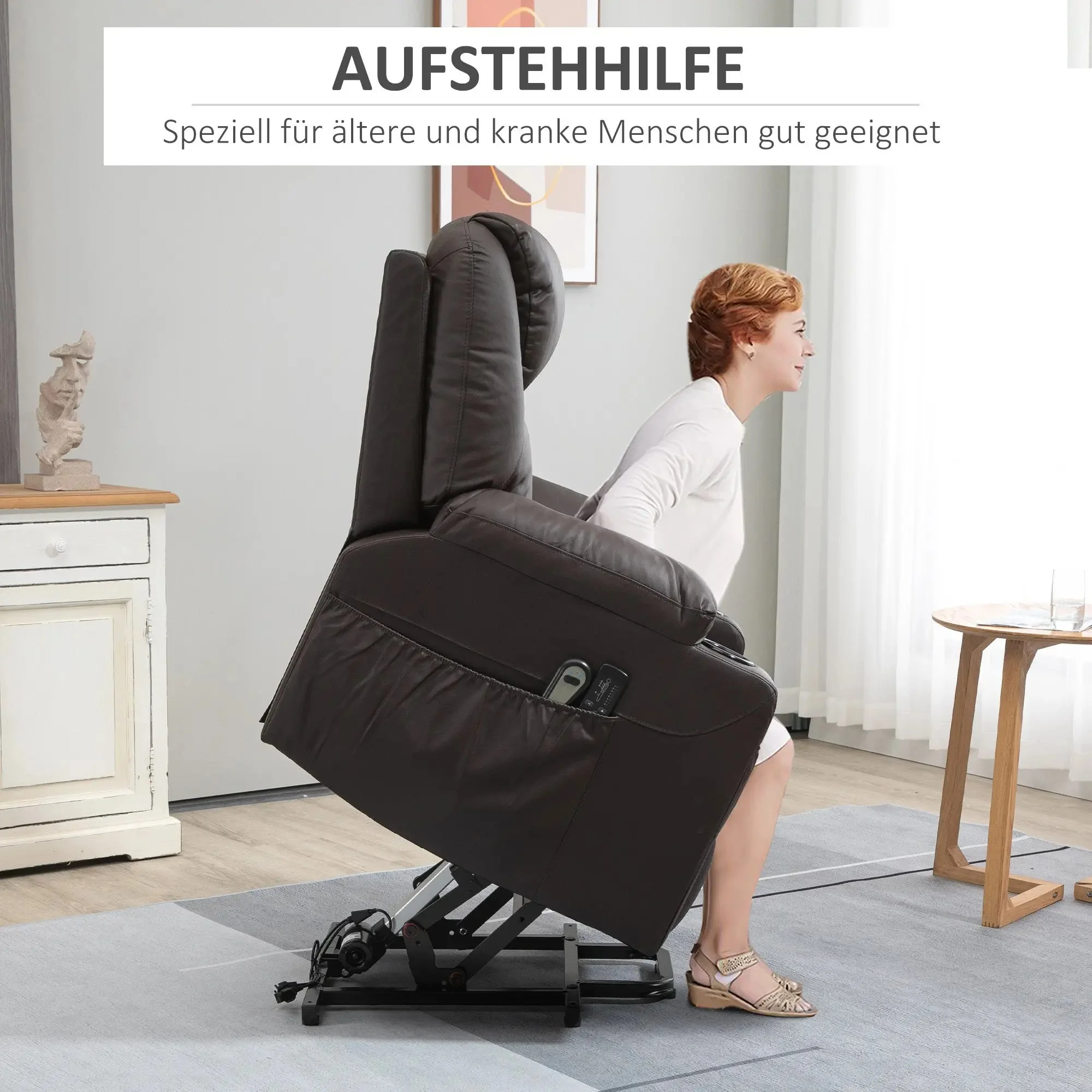 RehaComfort Aufstehsessel Grandano mit Massage – view 2
