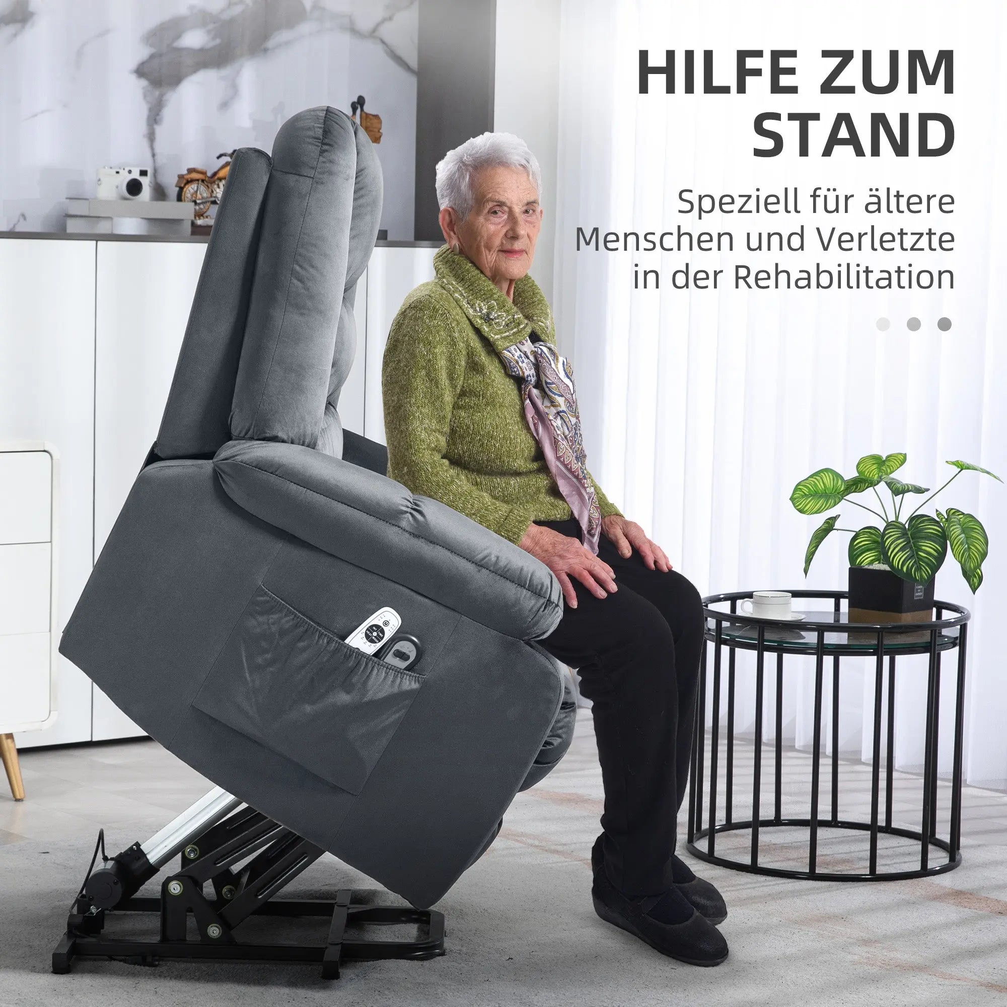 Seniorensessel mit Liegefunktion – view 2