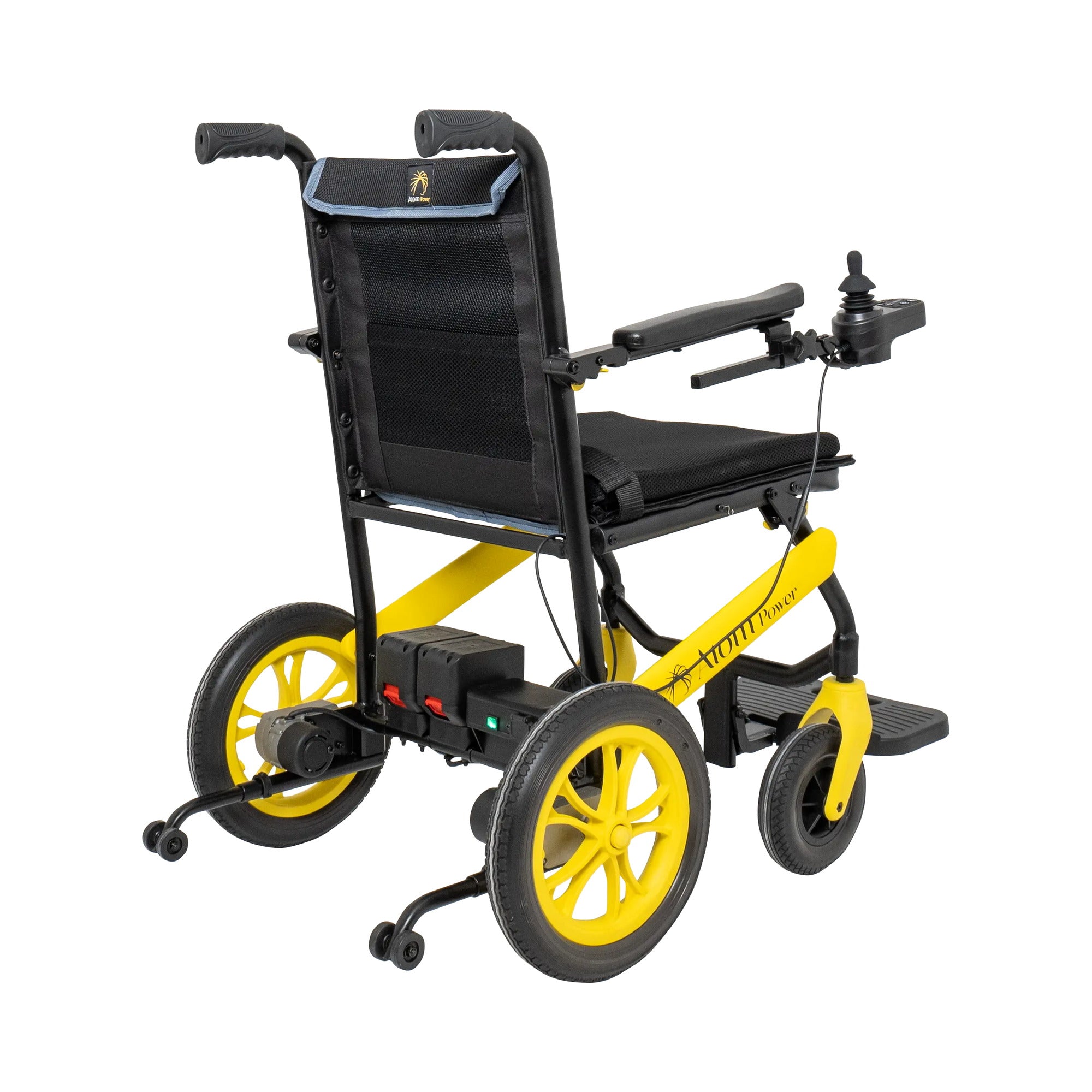 Scooterpac Elektrorollstuhl Atom Power in Schwarz/Gelb – view 3