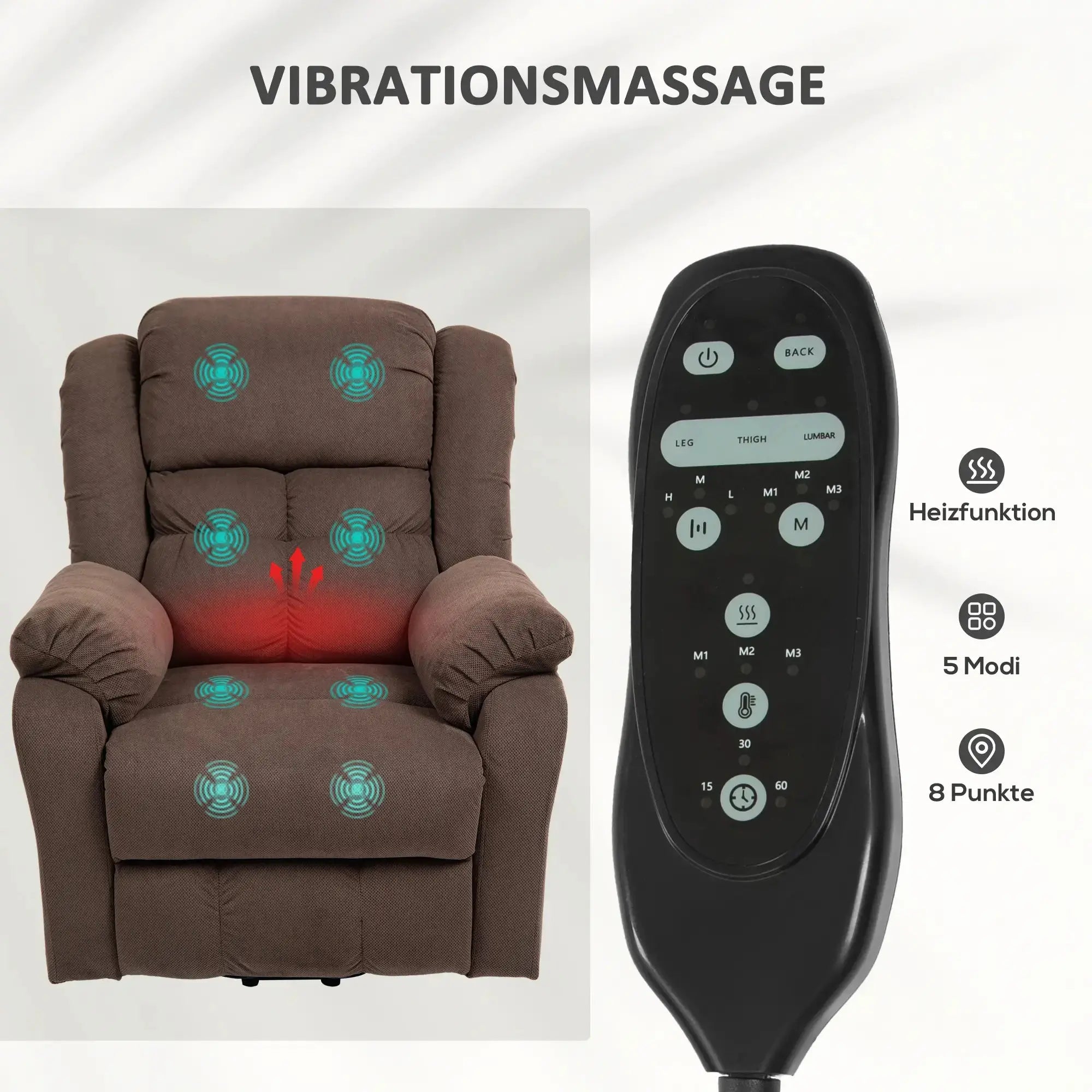 Aufstehsessel mit Massagefunktion – view 3