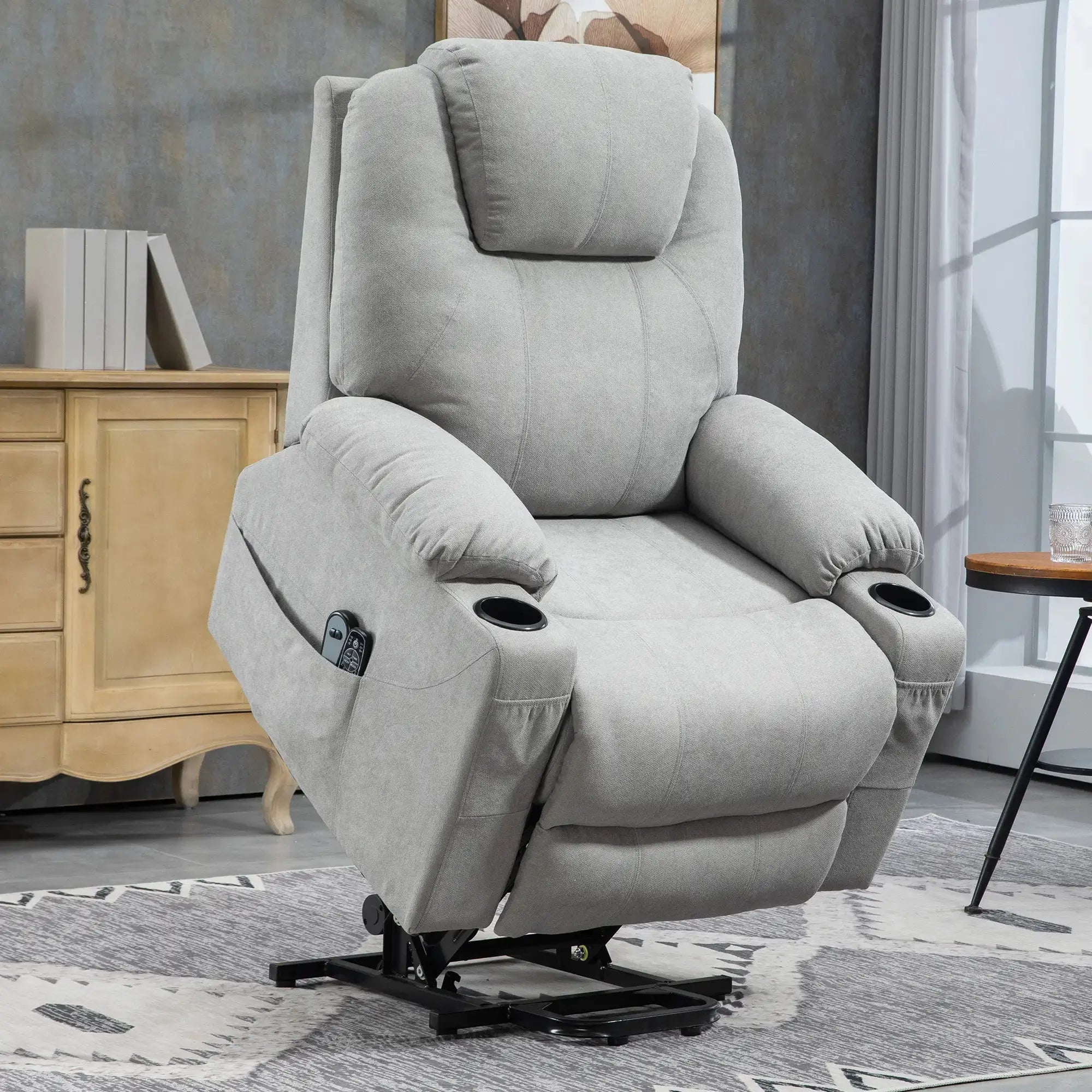 Massagesessel mit Aufstehhilfe elektrisch