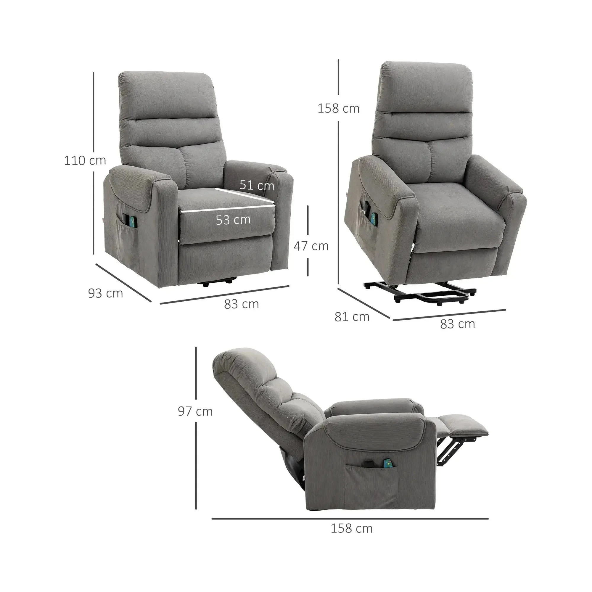 Seniorensessel elektrisch verstellbar – view 8
